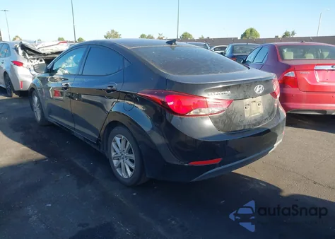 2016 Hyundai Elantra Se z USA, uszkodzony, nr VIN 5NPDH4AE6GH741097